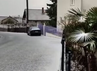 Snijeg počeo padati i u Bijelom Polju kod Mostara