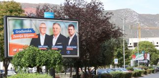NES i SBiH gotovo nevidljivi u Mostaru: HDZ, DF i SDA dominiraju bilbordima